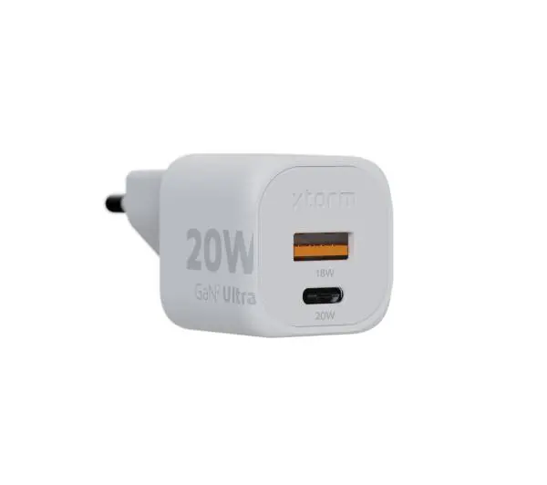 Ładowarka sieciowa XTORM GaN2 Ultra 20W Biały