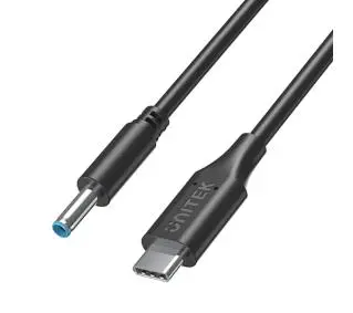 Unitek C14117BK do laptopa HP 65W USB-C - DC 4,5 mm 1,8m Czarny