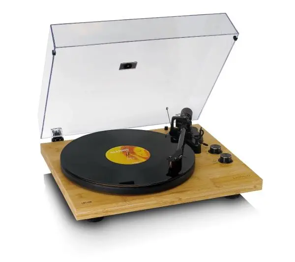 Gramofon LENCO LBT-335 Bluetooth USB Bambus