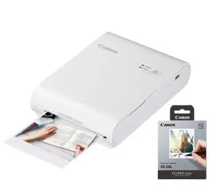 Canon Selphy Square QX10 biały + papier XS-20L 20szt - Kup na Raty - RRSO 0%
