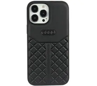 AUDI Genuine Leather AU-TPUPCIP13PM-Q8/D1-BK do iPhone 13 Pro Max Czarny