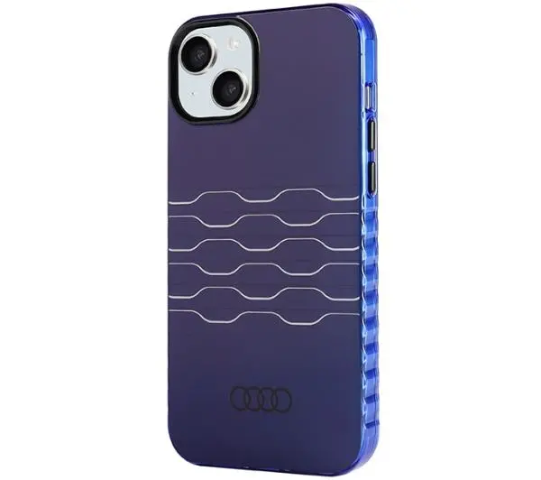 AUDI IML MagSafe Case AU-IMLMIP15M-A6/D3-BE do iPhone 15 Plus Niebieski