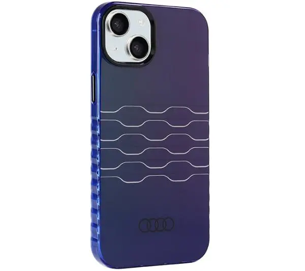 AUDI IML MagSafe Case AU-IMLMIP15M-A6/D3-BE do iPhone 15 Plus Niebieski