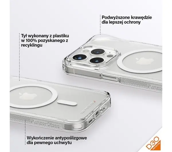 PanzerGlass HardCase do iPhone 15 Pro Przeźroczysty