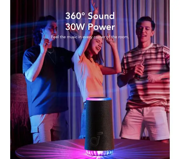 Soundcore Glow 30W Czarny - ⚡ BESTSELLERY ⚡