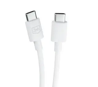 3mk Hyper USB-C do USB-C 100W 1,2m Biały