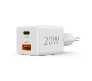 Hama mini 20W PD/QC Biały - ⚡ EURO HIT CENOWY! ⚡