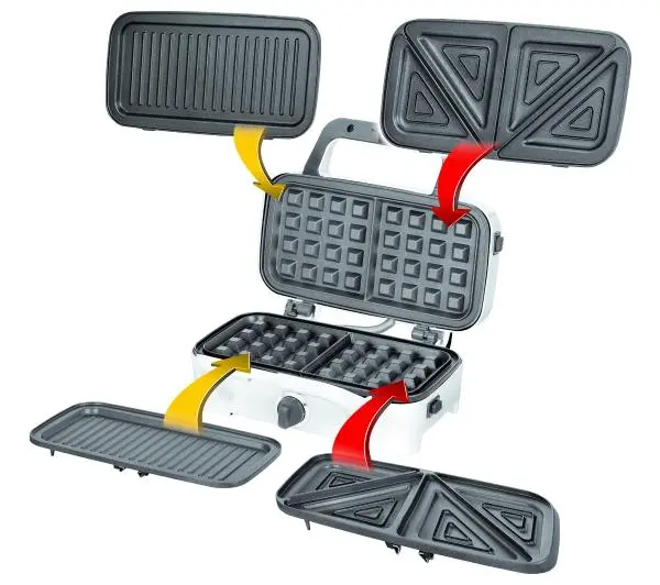 MPM MOP-33M Trójkąty Gofry Panini 1200W