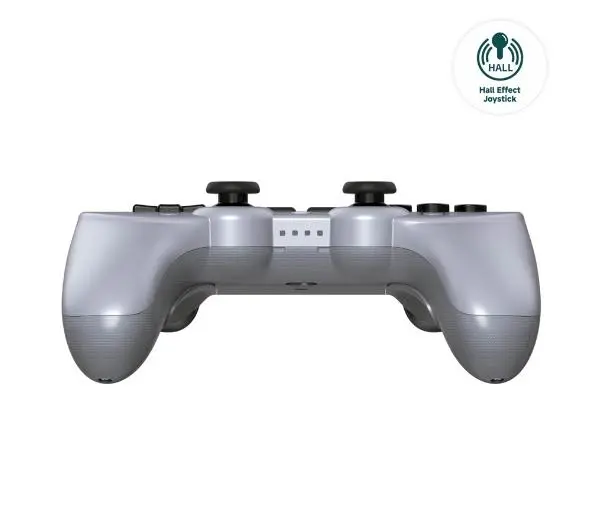8BitDo Pro 2 Hall Effect do PC, Nintendo Switch, Android Bezprzewodowy Szary