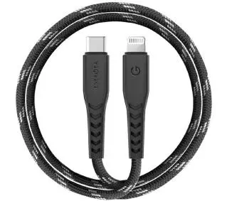 Energea Nyloflex USB-C do Lightning C94 MFI 1.5m Czarny