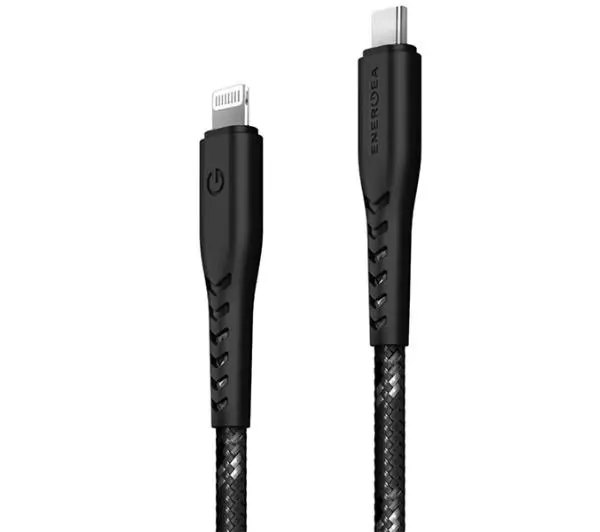 Energea Nyloflex USB-C do Lightning C94 MFI 1.5m Czarny