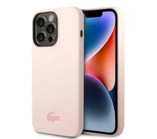 Lacoste Silicone do iPhone 14 Pro Max Jasnoróżowy