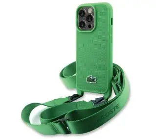 Lacoste Iconic Petit Pique Crossbody do iPhone 14 Pro Zielony - TRZECI -55%, ALBO 5-TY ZA 1ZŁ