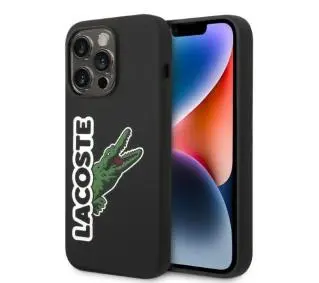 Lacoste Silicone Head Crocodile do iPhone 14 Pro Max Czarny