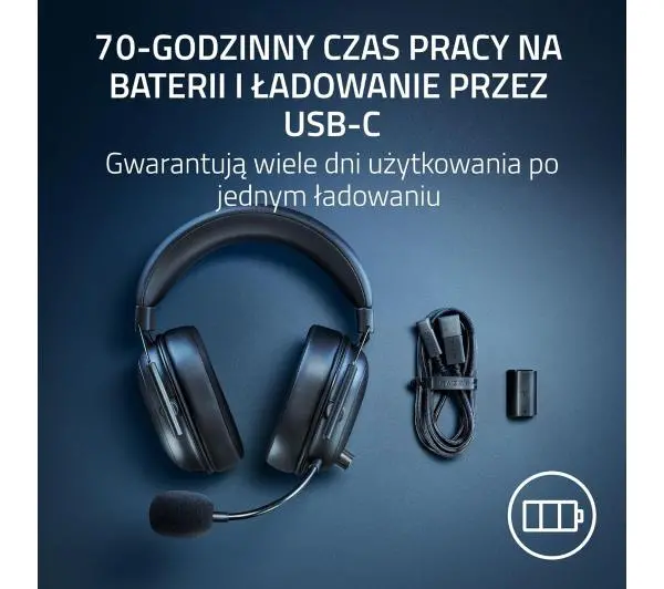 Razer BlackShark V2 HyperSpeed Nauszne Biały - Kup na Raty - RRSO 0%