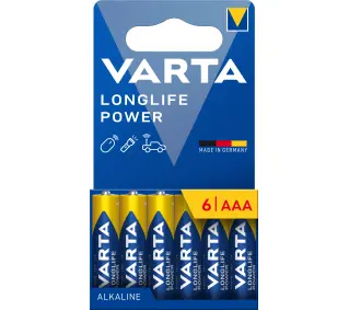 VARTA AAA Longlife Power 6szt.