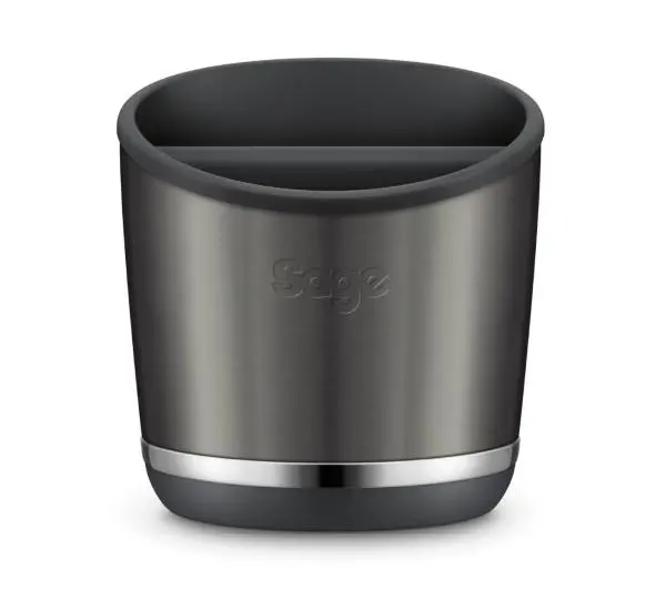 Sage Sage the Knock Box(tm) 20 Coffee Grounds Disposal Box - Black/Silver