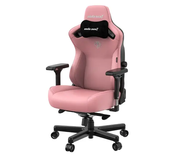 Anda Seat Kaiser 3 L Gamingowy do 150kg Skóra ECO Różowy - Kup na Raty - RRSO 0%
