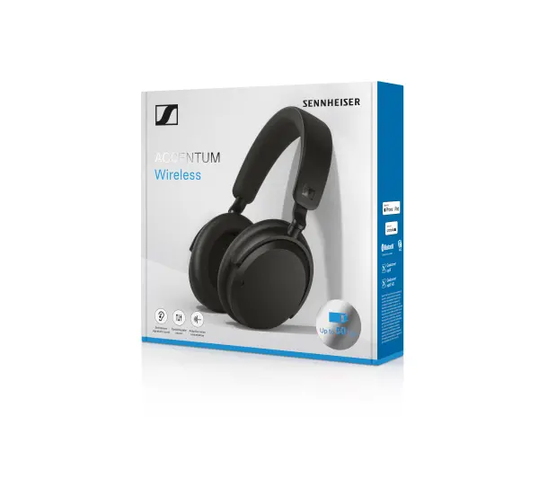 Sennheiser ACCENTUM Wireless Nauszne Bluetooth 5.2 Czarny