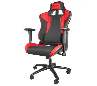 Genesis Nitro 770 Gamingowy do 150kg Skóra ECO Tkanina Czarno-czerwony - Kup na Raty - RRSO 0%