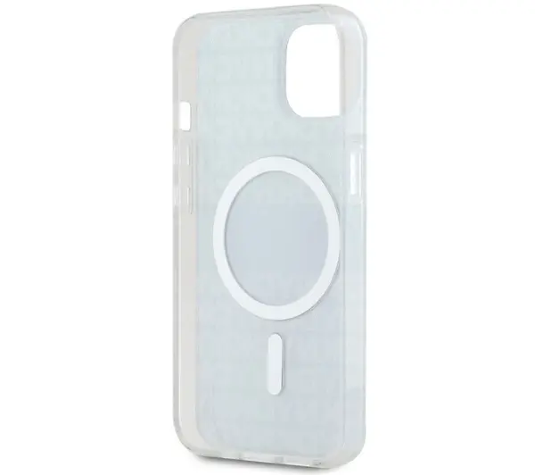 DKNY IML Mono & Stripe MagSafe do iPhone 15 Czarny