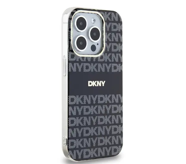 DKNY IML Mono & Stripe MagSafe do iPhone 14 Pro Max Czarny