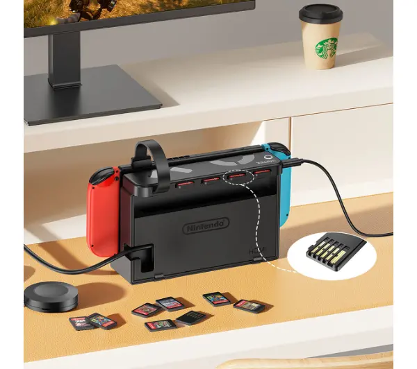 Unitek G1002E 4w1 Game Card Reader do Nintendo Switch + pilot