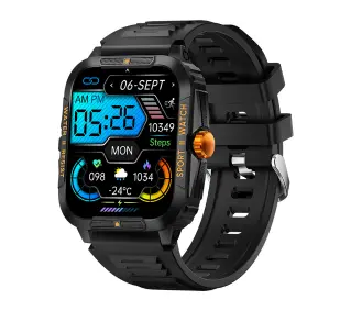 Colmi P76 Czarno- pomarańczowy