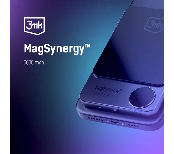 3mk MagSynergy 5000mAh 18W Grafitowy