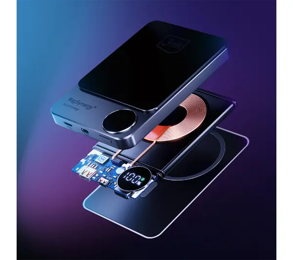 3mk MagSynergy 5000mAh 18W Grafitowy