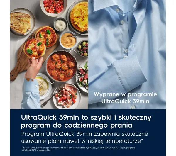 Electrolux 900 PureWash EW9F7607WCP Funkcje AI 11kg 1600obr/min Zdalne sterowanie - Kup na Raty - RRSO 0%