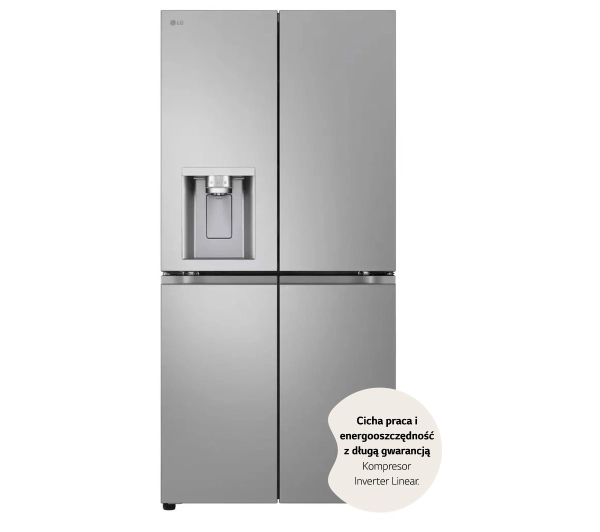 LG GML860PYFE Pełny No Frost 178,7cm Kostkarka Zdalne sterowanie Srebrny - TRZECI -55%, ALBO 5-TY ZA 1ZŁ - Kup na Raty - RRSO 0%