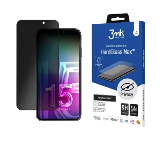3mk HardGlass Max Privacy do iPhone15 Plus