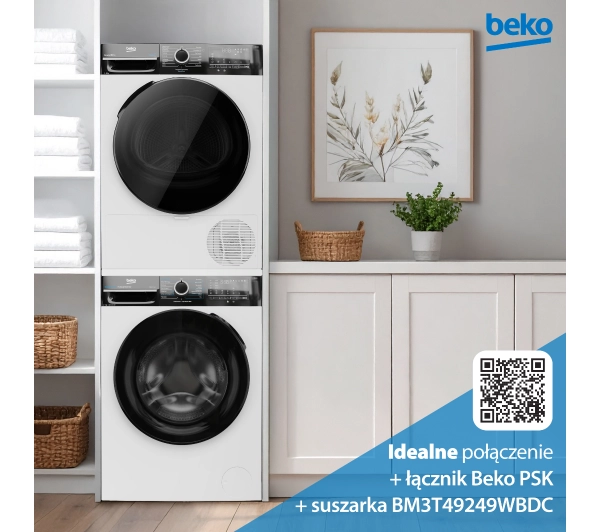 Beko b300 BM3WFU49415WBDC EnergySpin 9kg 1400obr/min - Kup na Raty - RRSO 0%