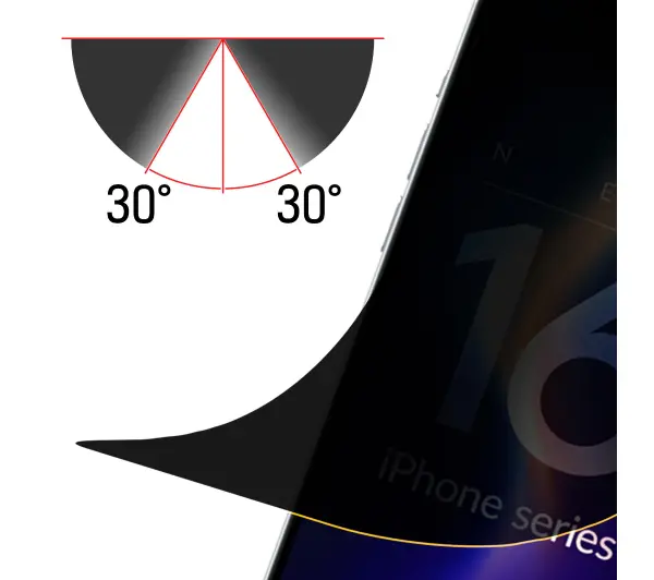 3mk SilkyMatt Privacy do iPhone 16 Pro