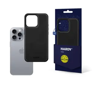 3mk Hardy Silky Leather MagCase do iPhone 16 Pro Max Czarny