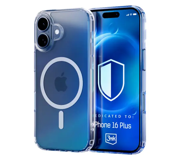3mk MagCase do iPhone 16 Plus Przezroczysty