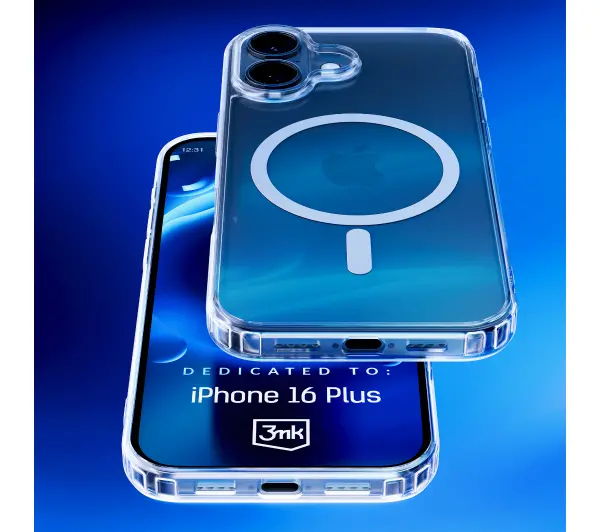 3mk MagCase do iPhone 16 Plus Przezroczysty