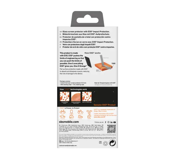 SBS D3O do iPhone 16 Plus/15 Plus