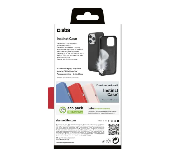 SBS Instinct do iPhone 16 Pro Czarny