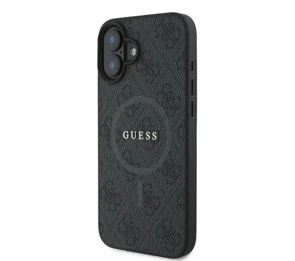 Guess hardcase 4G Ring Classic Logo MagSafe do iPhone 16 Plus Czarny