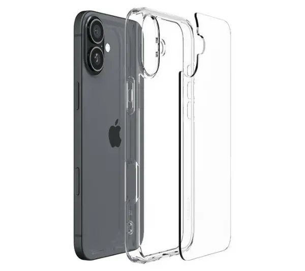 Spigen Ultra Hybrid do iPhone 16 Przezroczysty