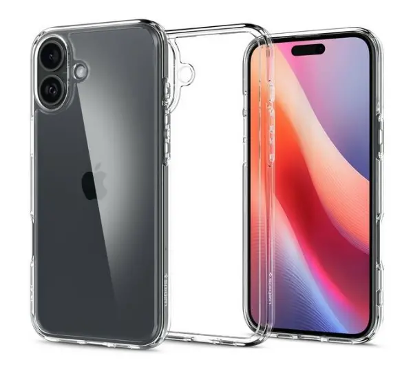 Spigen Ultra Hybrid do iPhone 16 Przezroczysty