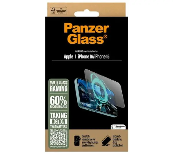 PanzerGlass Gaming Screen Protector do iPhone 16