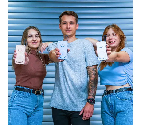 3mk PasteUP 10000mAh 22,5W MagSafe Qi Niebieski