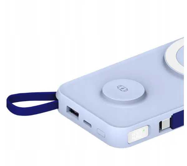 3mk PasteUP 10000mAh 22,5W MagSafe Qi Niebieski