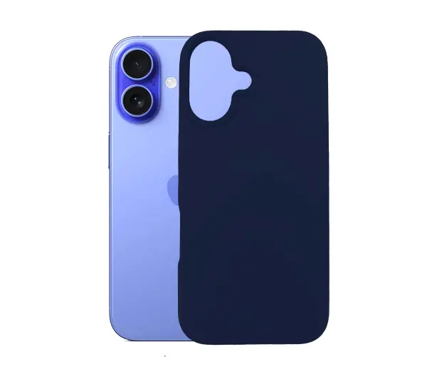 3mk Silicone Case do iPhone 16 Plus Czarny