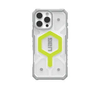 UAG Pathfinder Clear Case Magsafe do iPhone 16 Pro Active Neon