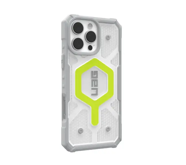 UAG Pathfinder Clear Case Magsafe do iPhone 16 Pro Active Neon