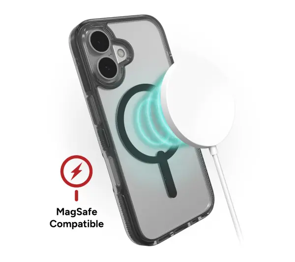 Zagg Santa Cruz Snap MagSafe do iPhone 16 Czarny